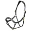 Shires Velociti Rapida Curved Leather Headcollar - Black